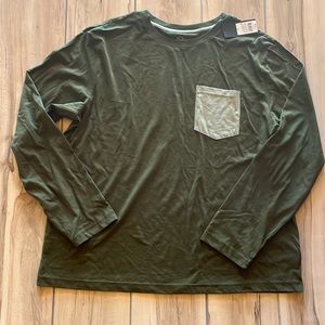 Men's Original Use Military Green Long Sleeve Shirt